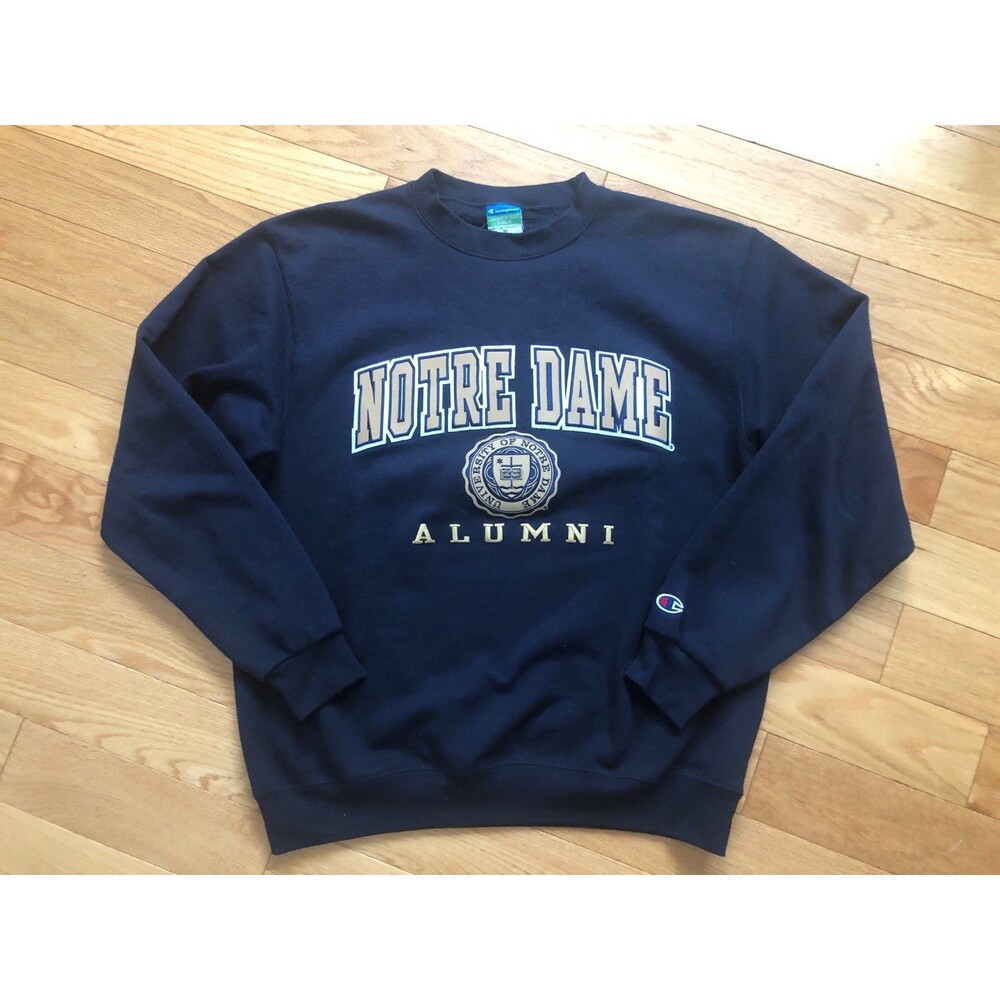 Notre Dame Alumni Champion Crew Neck Sweatshirt - Medium Excellent Condition VTG